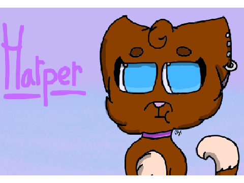 - Trying Sashley's art style! owo -