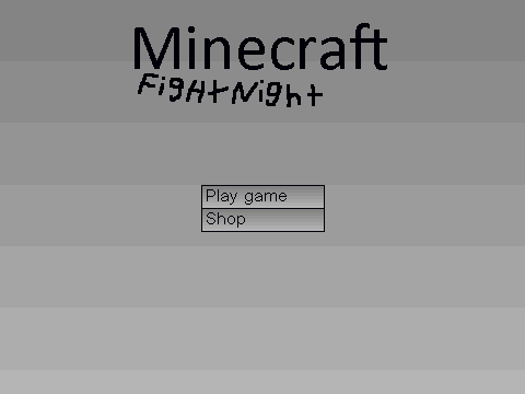 Minecraft fight night 0.5