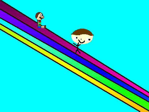 Add yourself on a rainbow