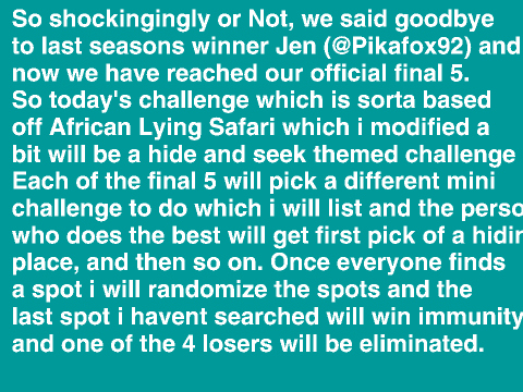 TDC: Challenge 9 African Lying Safari