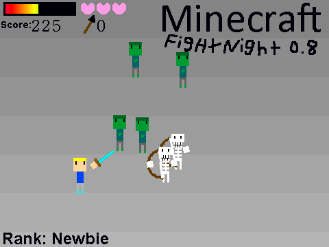 Minecraft fight night 0.8