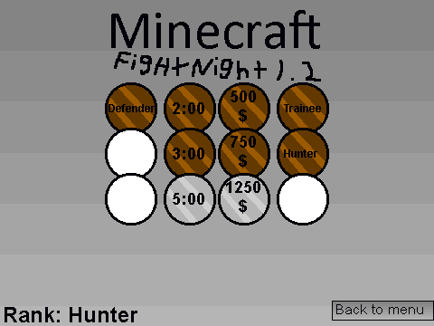Minecraft fight night 1.2