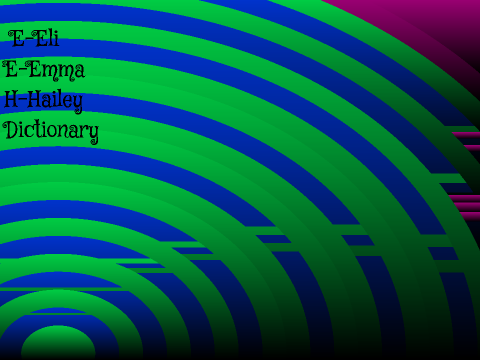 E.E.H. Dicionary