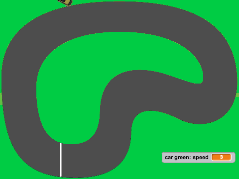 Simplified Car Race - Stage 1