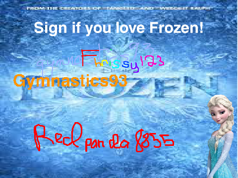 Sign If You Love Frozen! remix remix remix remix