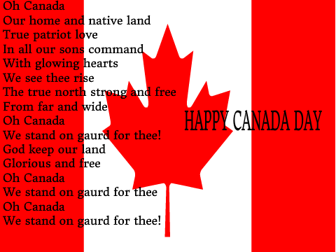 HAPPY CANADA DAY!!!