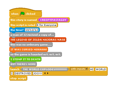 CREEPYPASTAGUY (its not scary)