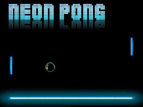 NEON PONG 1 player