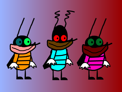 My OC Cockroach sprites