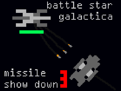battle star galactica missile show down 3