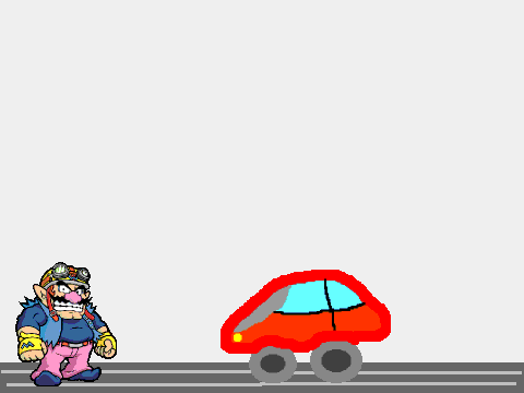 WarioWare Minigame - Car Evade