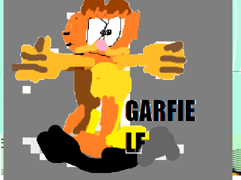 Garfielf Garfield episode 1 - Garfield eats all foods meme