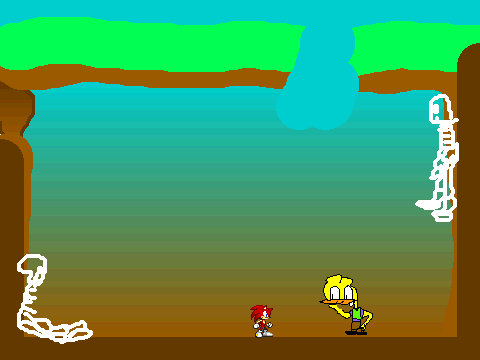 Add Yourself UnderGround under a Unbreakable ForceFeild!