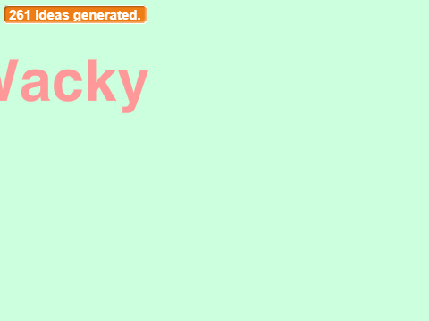 wacky ideas generator
