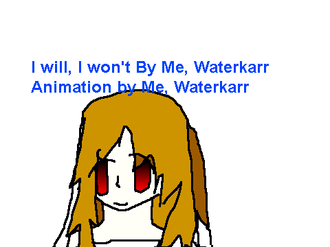 I will, I won't