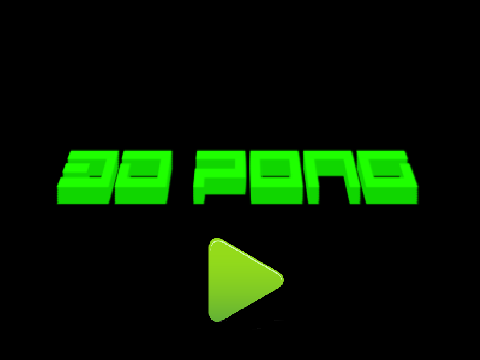3D Pong vs. Computer