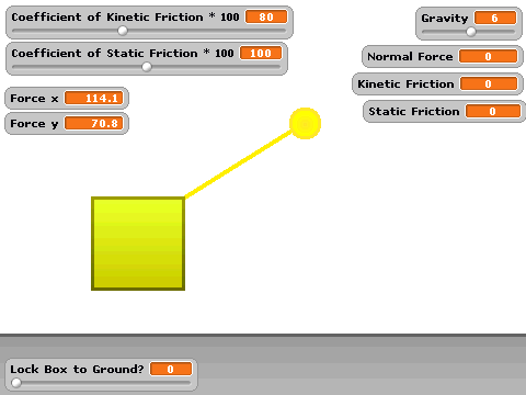 Draggable Box Simulation