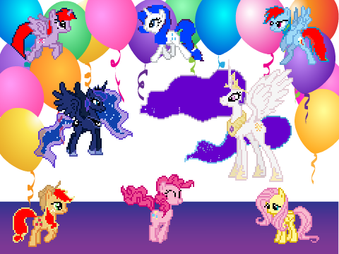 Rainbow Haired Ponies (under construction)