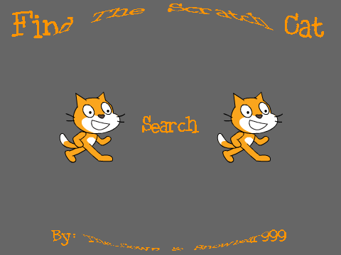 Find The Scratch Cat (very small look closely)