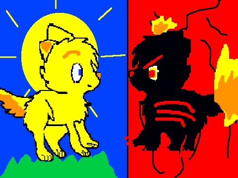 Dark Side Colouring Contest entry
