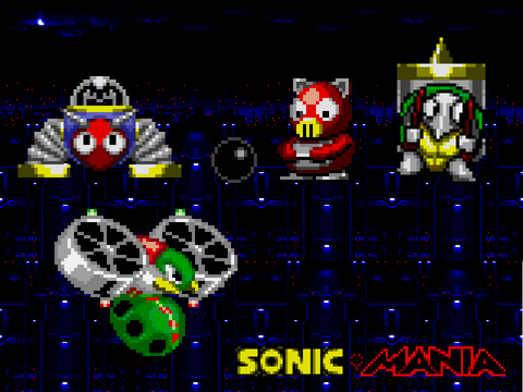 Sonic Mania Badniks Genesis Style (Titanic Monarch)