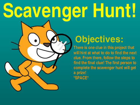 Scavenger Hunt!
