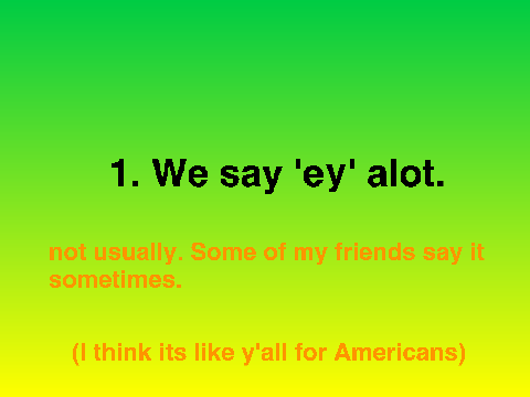 Canadian Stereotypes (part 1)