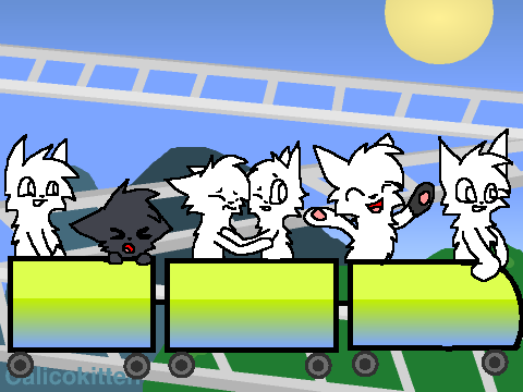 Add Your OC Riding a Roller Coaster!  