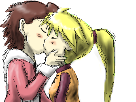 Gold x Yellow kiss