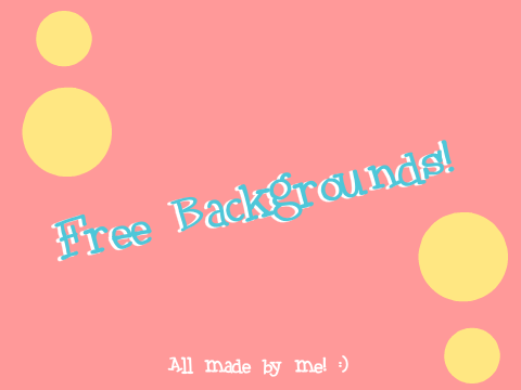 Free Vector Backdrops!!