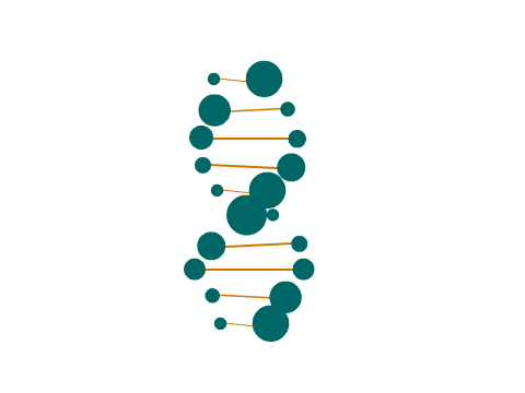 Line and Dot: Double Helix