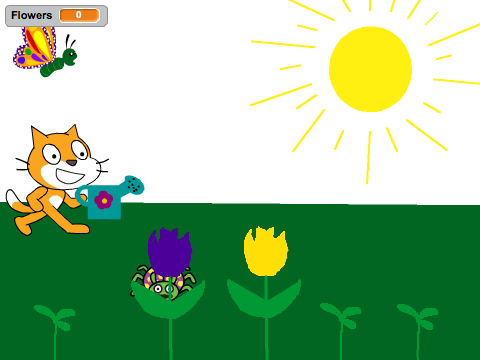 A day in the garden