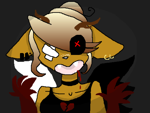 Spirit Screaming Sketch- (WARNING GORE/ BLOOD)