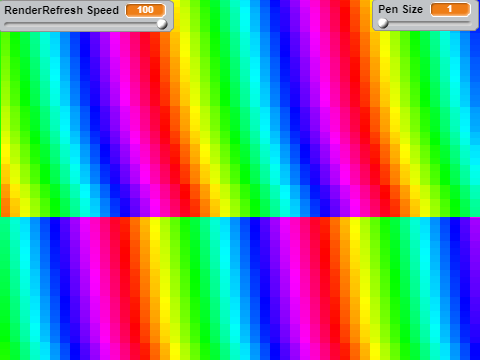 Rainbow Pen Rendering
