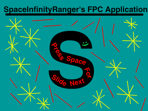 SpaceInfinityRanger's FPC Application
