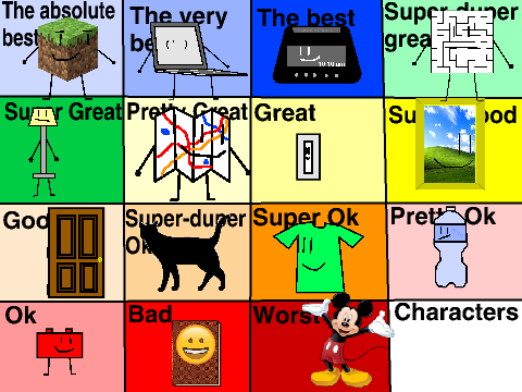 Rate the OBJECT SHOW Characters! remix-2