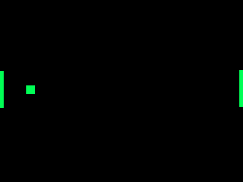 AI playing pong(sort of) (not really)