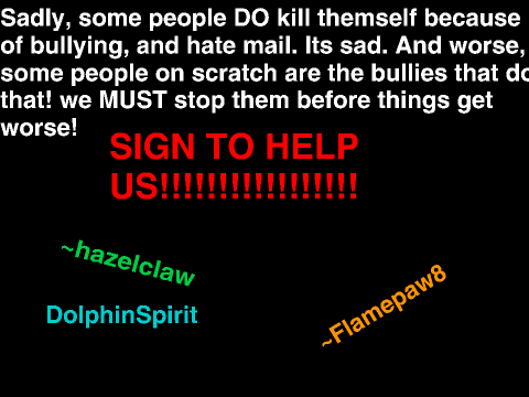 Sign to stop hate mail and bullying! remix-3 