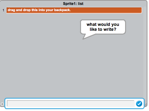 better text writing script
