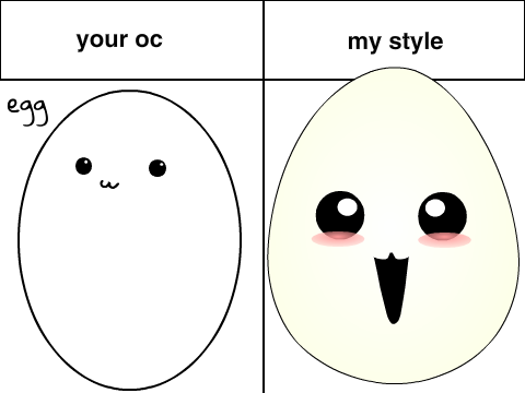 I will Create your OC my style! ||egg DONE!