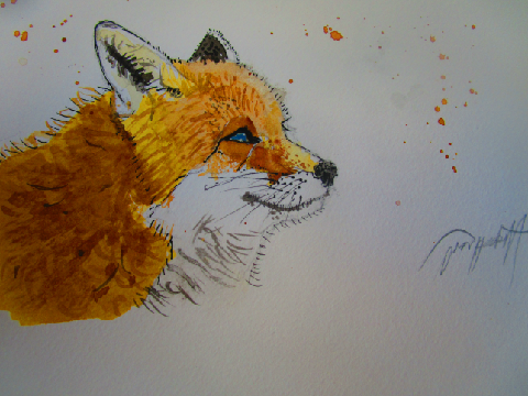 Fox Painting