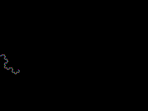 dragon curve (L  systems test)