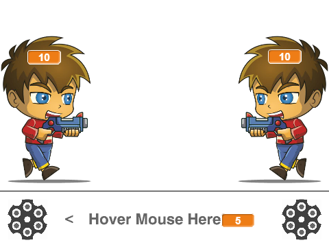 Gun Blood Template