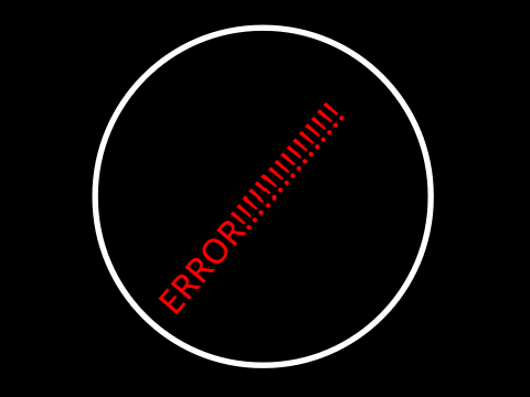 Black Hole Sucks Up FATAL ERROR
