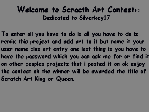Scratch Art Contest(c)
