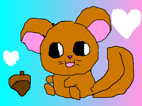 Cute Chipmunk drawing!!