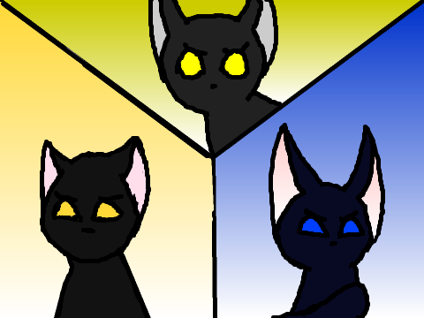 Breezepelt,Crowfeather,and Nightcloud