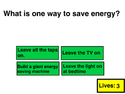 Sustainable Scratchy Quiz