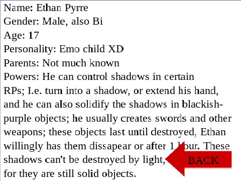 OC ~Character Bio~ Ethan