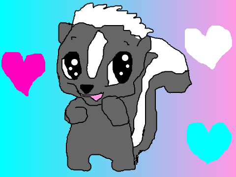 Cuteness skunk!!! LOL
